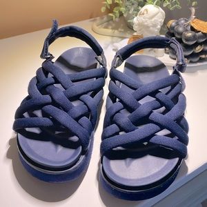 ZARA GIRL SANDALS 32/1 navy